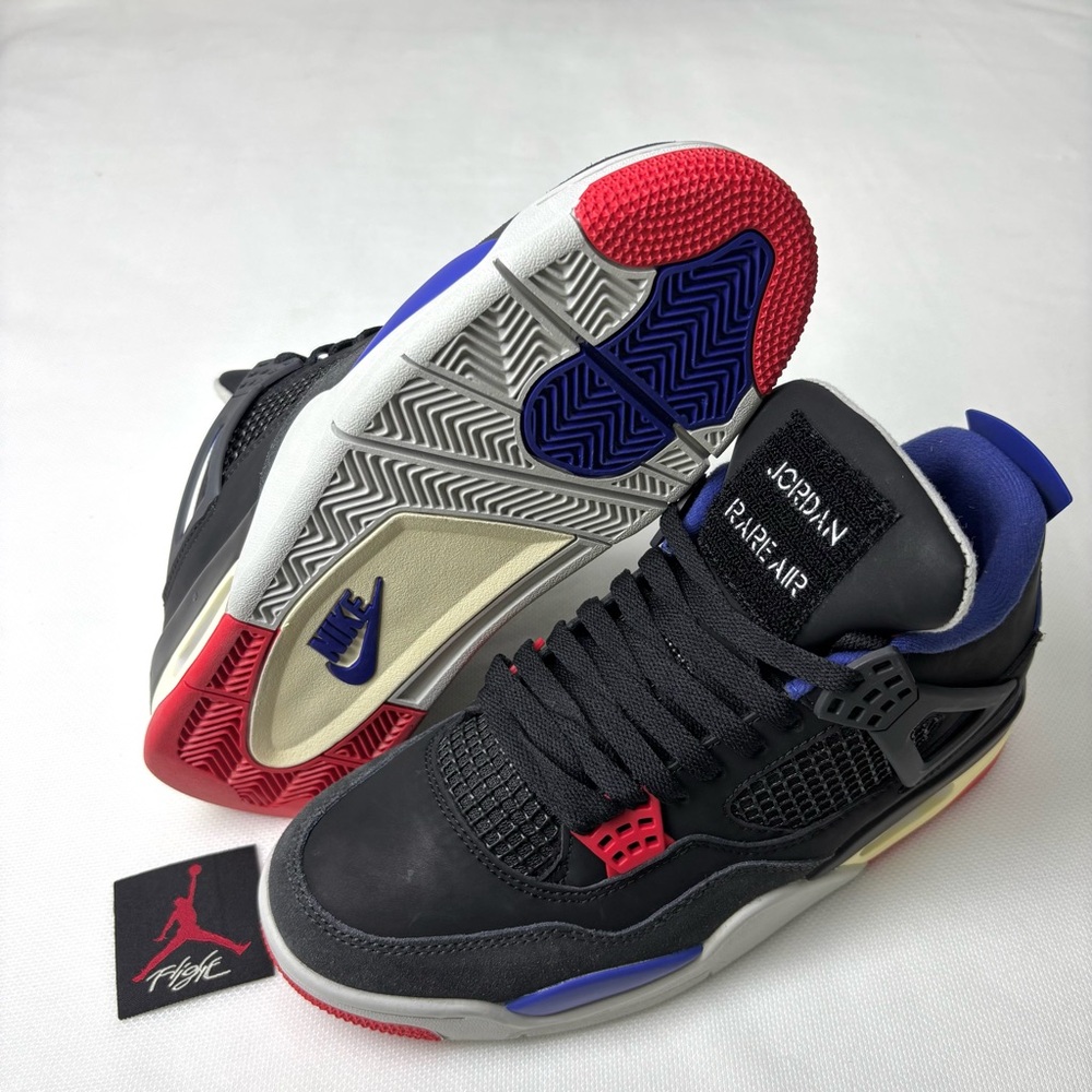 Brand New Retro 4 Rare Air -Men’s Stylish Sneakers Trainers w/ White Letter - Picture 4 of 10